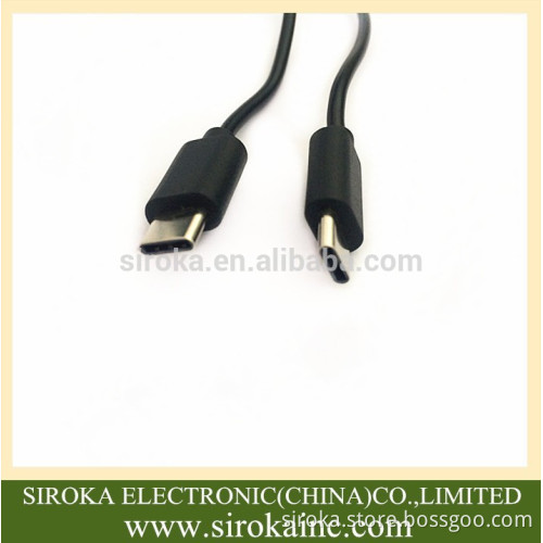 Customized colors Reversible USB 3.1 micro C male cable to USB 3.1 Micro C cable CE ROHS approval